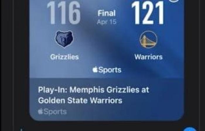 أخبار التكنولوجيا : تطبيق Apple Sports يتيح للمستخدمين إنشاء بطاقات الألعاب ومشاركتها