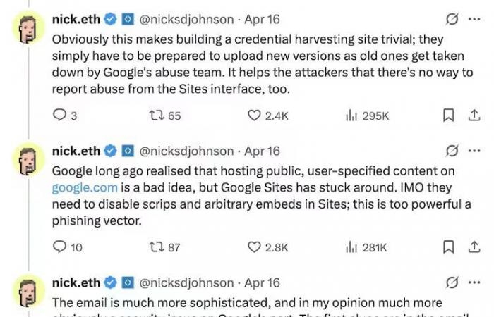 أخبار التكنولوجيا : كيف تحمى نفسك من رسائل Gmail المزيفة.. هذا البريد من Google عملية احتيال