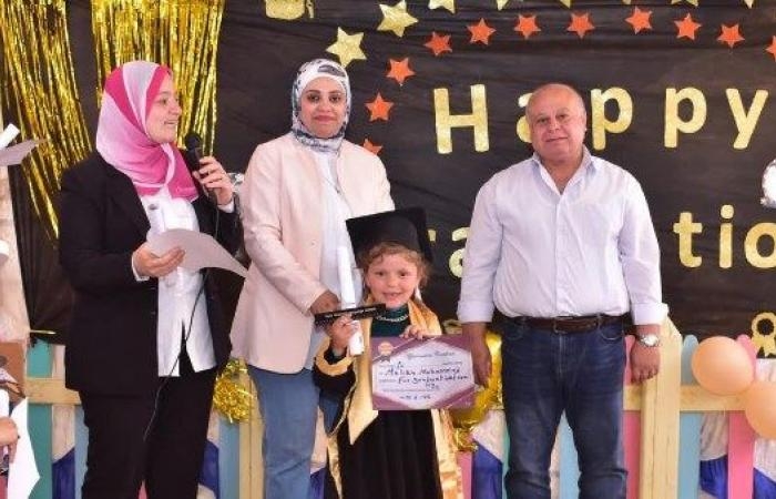 أخبار مصر : مدرسة العلمين الجديدة الرسمية المتميزة للغات تحتفل بتخرج أول دفعة من رياض الأطفال