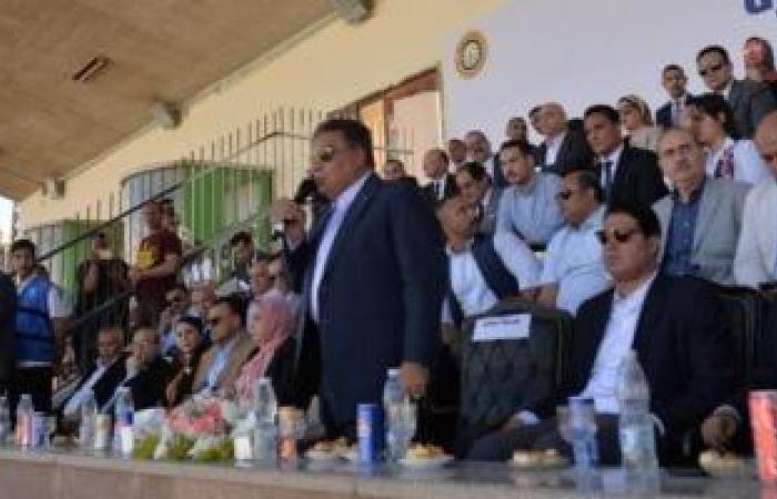 محافظات : محافظ الدقهلية ووزير الشباب يفتتحان المرحلة الأولى لتطوير ملعب استاد المنصورة