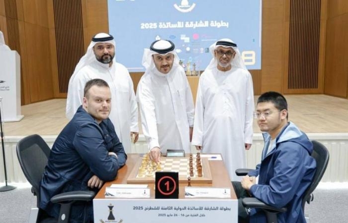 رياضة : «الشارقة لأساتذة الشطرنج» تقترب من مراحلها الحاسمة