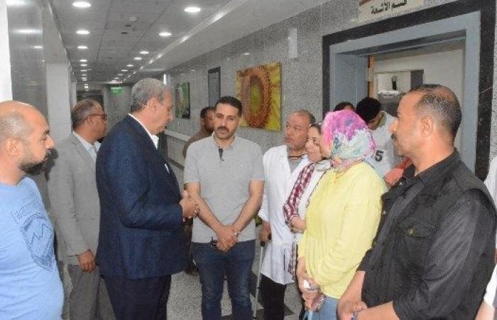 أخبار مصر : محافظ الغربية يتفقد مستشفى طنطا العام الجديد في أول أيام استقبال الطوارئ