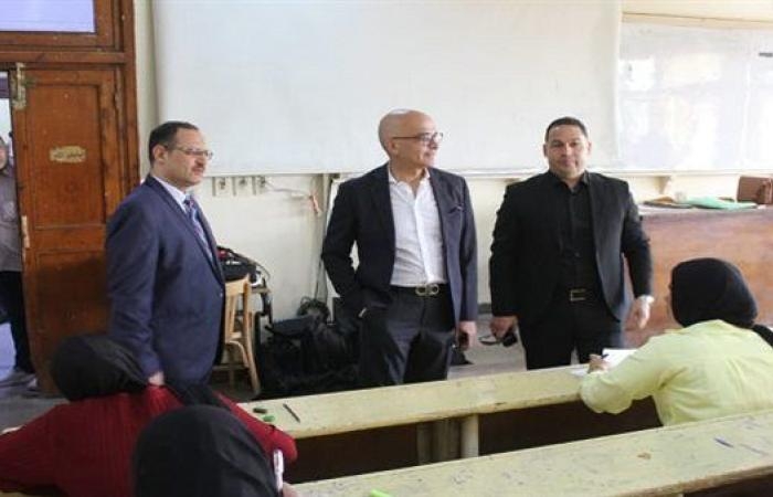 جولة لرئيس جامعة عين شمس لمتابعة الامتحانات وضمان راحة الطلاب