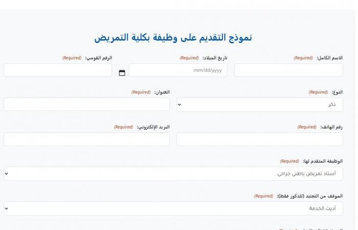 جامعة النهضة تعلن حاجتها الى أعضاء هيئة التدريس من الأستاذ الى المعيد.. التفاصيل كامله