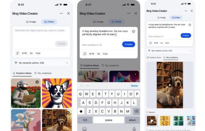أخبار التكنولوجيا : Bing يُطلق مولد فيديو مجاني مدعومًا بنموذج Sora من OpenAI