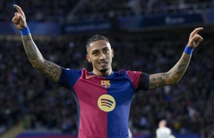 رياضة : البرازيلي رافينيا يفوز بجائزة أفضل لاعب بالدوري الإسباني