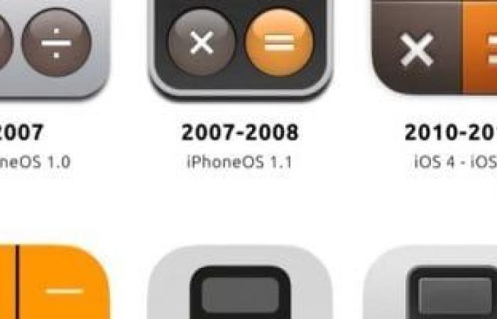 أخبار التكنولوجيا : من 2007 إلى 2026.. كيف تطورت أيقونة تطبيق الآلة الحاسبة على iOS