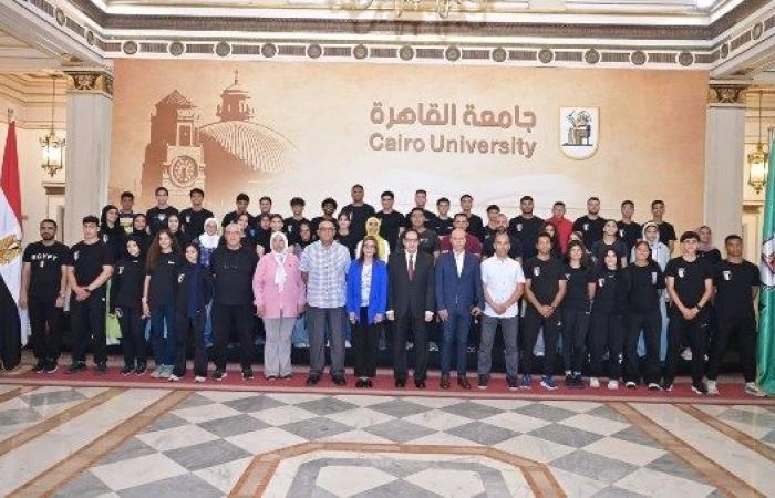 أخبار مصر : رئيس جامعة القاهرة يستقبل بعثة اتحاد ألعاب القوى فى البطولة الإفريقية بنيجيريا