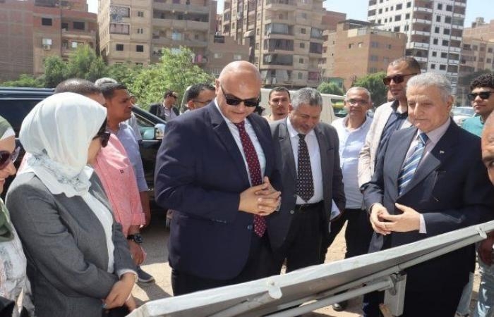 محافظ القليوبية يتفقد مكتبة مصر العامة في شبرا الخيمة