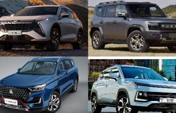 أخبار مصر : 5 سيارات SUV يقدمها الصانع الصيني في مصر.. فئة المليون