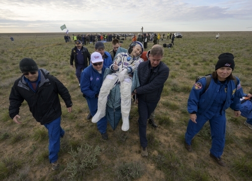 NASA's oldest active astronaut returns to Earth on 70th birthday