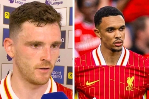 ‘Not nice' to hear Alexander-Arnold booed by Liverpool fans: Robertson