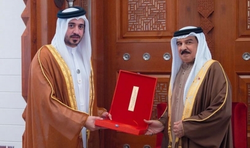 King Hamad Applauds Shaikh Khalid's Efforts in Bahrain's Sporting Success