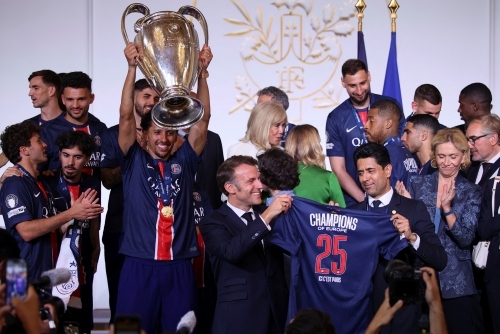 PSG celebrate historic victory