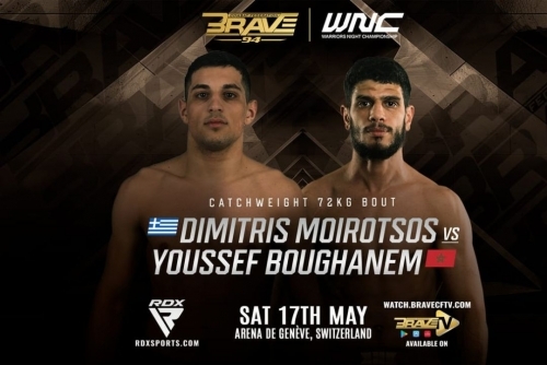 Muay Thai legend Boughanem faces Dimitris Moirotsos at BRAVE CF 94