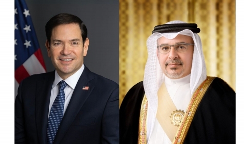 HRH Crown Prince Receives Phone Call from US Secretary of State Marco Rubio
