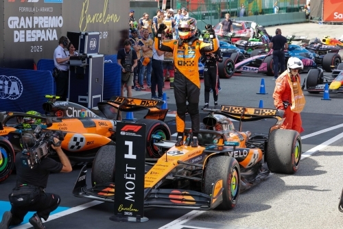 Piastri triumphs in Spanish GP