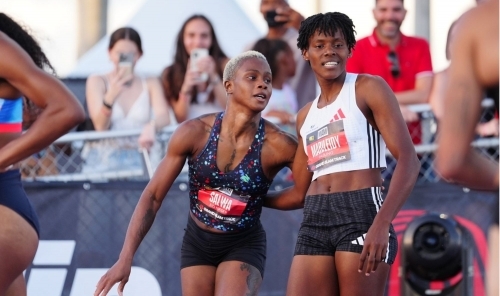 Salwa Eid Naser Races for Bahrain's Sprint Crown at Grand Slam Track Miami