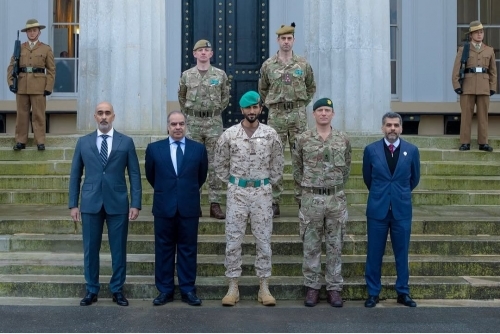 HH Sheikh Nasser bin Hamad Visits Sandhurst Academy, Inspires Cadets with His Military Leadership