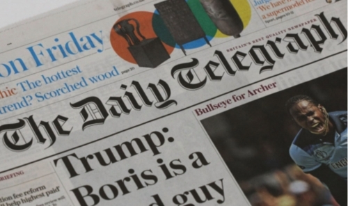 UK newspaper The Telegraph set for US ownership