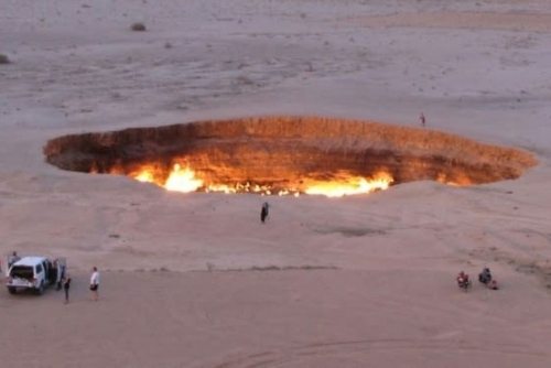 Turkmenistan reduces 50-year fire dubbed ‘Gateway to Hell'
