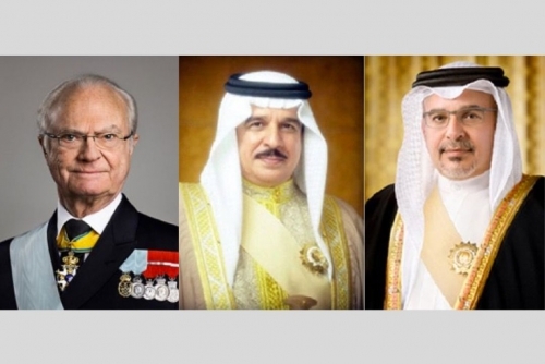 HM King Hamad and HRH Crown Prince Extend Congratulations to Sweden on National Day