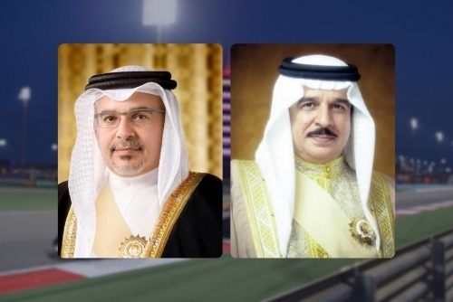 HM King, HRH Prince Salman celebrate Bahrain GP success