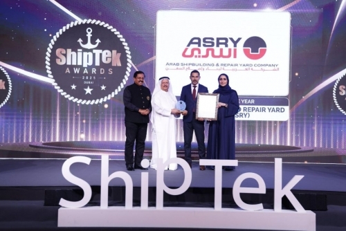ASRY named Repair Yard of the Year at Global ShipTek Awards