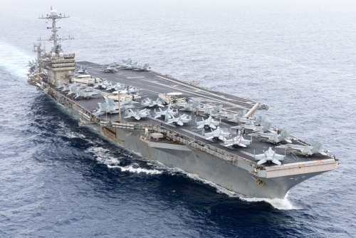 US warplane falls off aircraft carrier into Red Sea