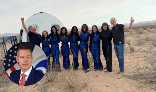 U.S. Transportation Secretary Says Blue Origin's All-Female Crew 'Not Astronauts' by FAA Standards