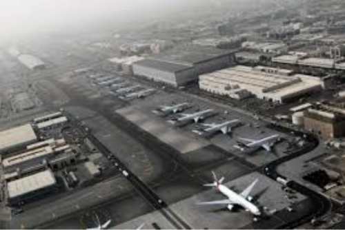 Dubai airport logs record travellers in first half