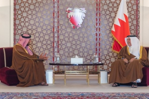 HRH the Crown Prince and Prime Minister receives the Chairman of the National Media Office and UAE Media Council