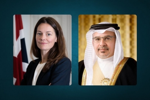 HRH the Crown Prince and Prime Minister meets with the UK's Minister of State (Minister for Investment)