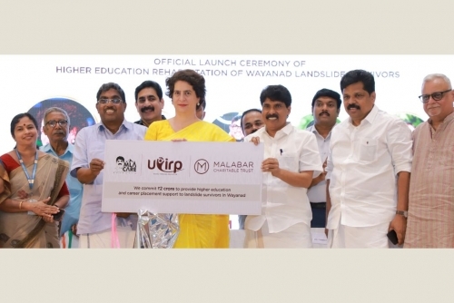 Malabar Group Launches 'Uyirp' Scheme for Landslide Victims in Wayanad, Rs. 2 Crore for Higher Education