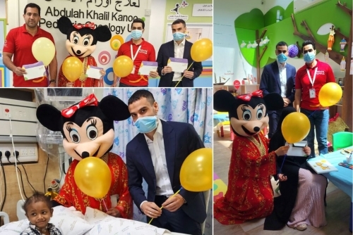 ‘Smile' visits young cancer heroes