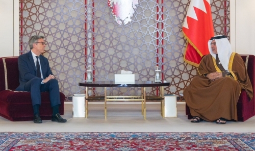HRH Crown Prince Receives French President's Invitations for HM the King to attend Al & Ocean Summits