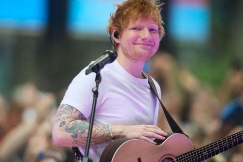 Ed Sheeran wants to buy George Clooney's Batman costume Bang