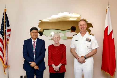 US Navy's Vice Admiral George Wikoff visits AMH