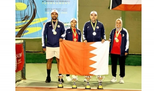Outstanding Performance by Bahrain's Interior Ministry Tennis Players in Egypt