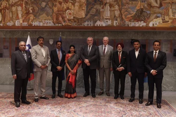 Hon'ble MP Dr. Ashok Kumar Mittal Highlights India's Commitment to Global Cooperation and Anti-Terrorism During Slovenia Visit