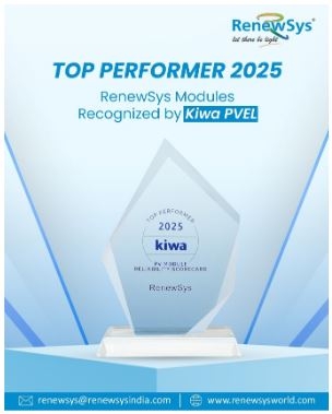 RenewSys Earns Prestigious Kiwa PVEL ‘Top Performer' Status for 2025