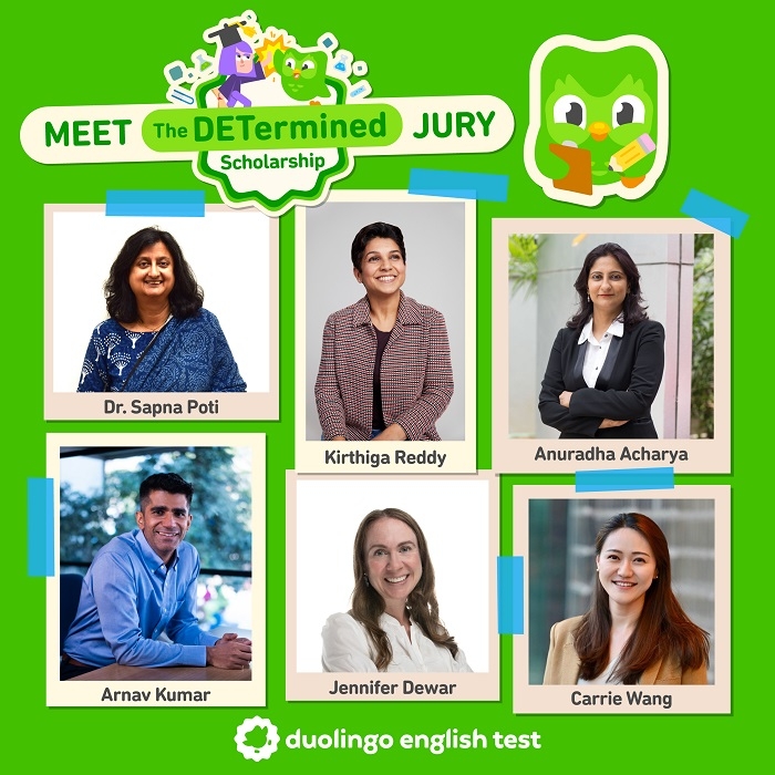 Trailblazing Women in STEM and Education Experts Lead Jury for USD 30,0000 DETermined Scholarship by Duolingo English Test