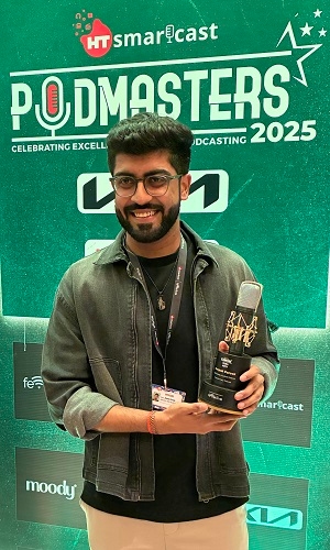 Deepak Pareek Wins ‘Best Podcast – Society and Culture' Award at HT Podmasters Awards 2025 for his Podcast – ‘The Chill Hour'