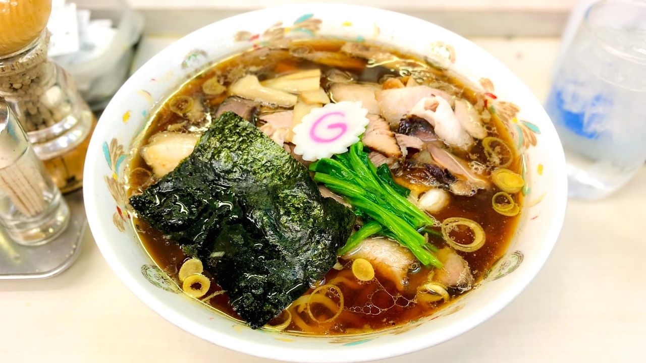 Aoshima Shokudō: 'Shōga-jōyu' Ramen from Nagaoka, Niigata, in Akihabara