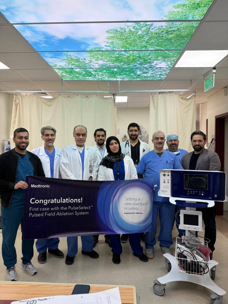 أول عملية علاج رجفان أذيني في المنطقة الشرقية بمستشفى الملك فهد الجامعي