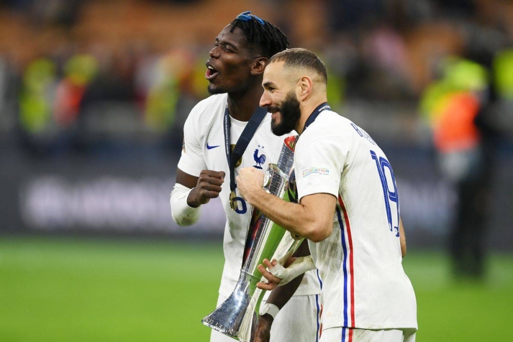 قناة «TF1»: بنزيما يحاول إقناع بوغبا بالتوقيع مع الاتحاد