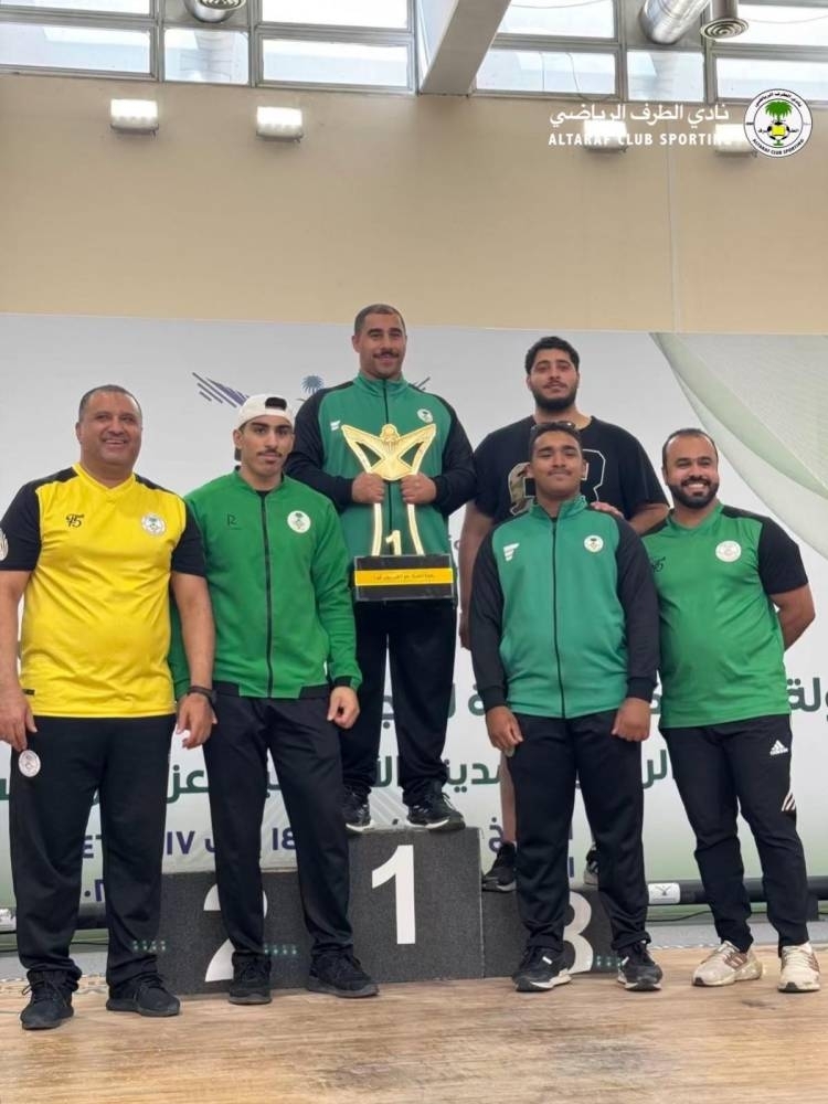رباعو الطرف والعُلا والنور يتوّجون بكأس المملكة للأندية لرفع الأثقال