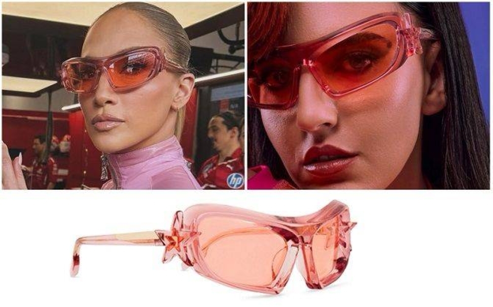 Jlo تتألق في فورمولا 1 بنظارات من تصميم مصممة مصرية