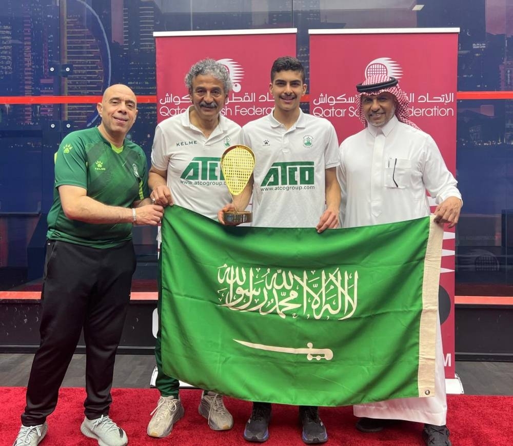 آل نصفان بطل كأس قطر للإسكواش
