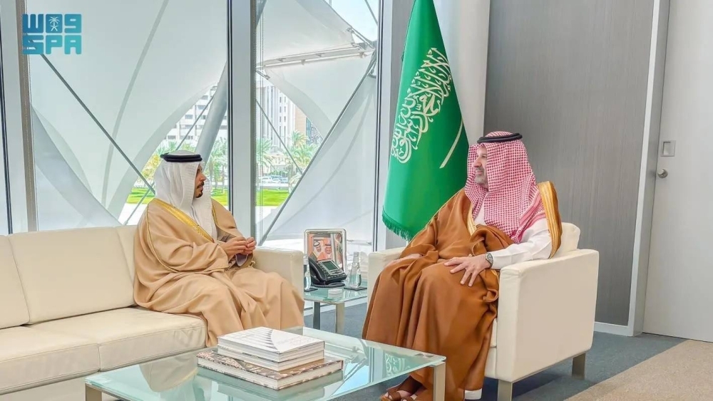 فيصل بن سلمان يستقبل سفير البحرين لدى المملكة